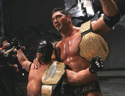 rey misterio et son ami batista